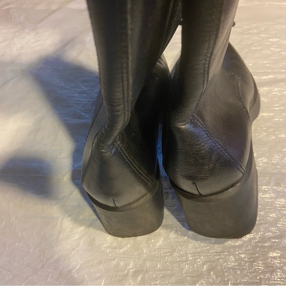 Harley Davidson Women’s Black Leather Motorcycle Boots - Picture 4 of 10